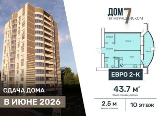 Продается 1-ком. квартира, 43.2 м2, Кировская область, Мурашинский проезд, 7