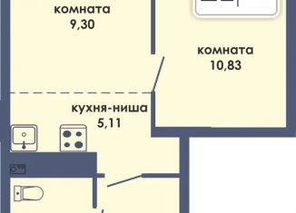 Продаю двухкомнатную квартиру, 33.52 м2, Пермский край