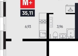 Продам 2-комнатную квартиру, 35.11 м2, Иркутск, Октябрьский округ, улица Ширямова, 26/1